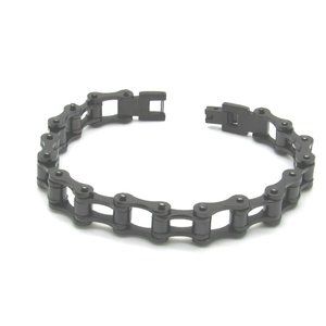 Black Bike Chain Bracelet